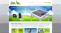 Desktop Screenshot of naturepowerproducts.com